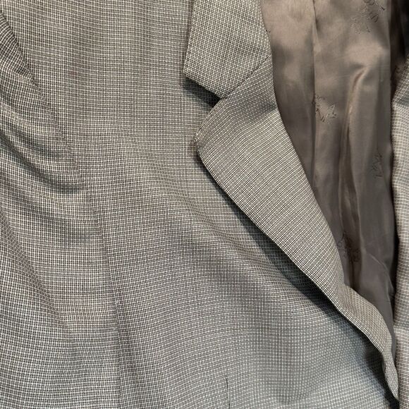 Jos A Bank Signature Gold‎ Silk Wool Sport Coat Blazer Brown Tan 42L - Picture 2 of 6